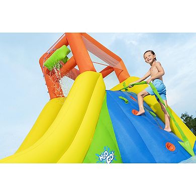 Bestway H2OGO! Mount Splashblast Mega Inflatable Water Park with Slide & Climbing Wall