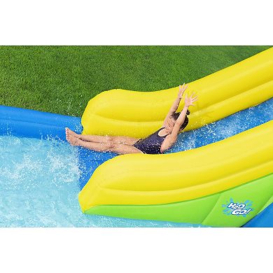 Bestway H2OGO! Mount Splashblast Mega Inflatable Water Park with Slide & Climbing Wall