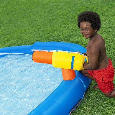 Bestway H2OGO! Mount Splashblast Mega Inflatable Water Park with Slide & Climbing Wall