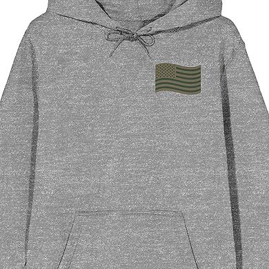 Men's Wavy American Flag Hoodie