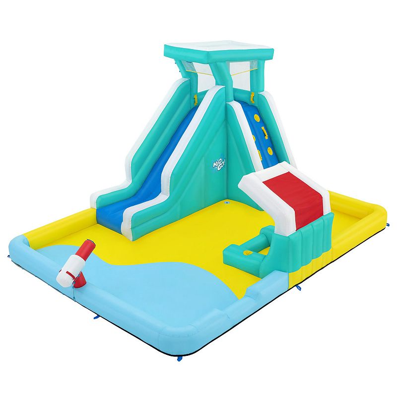 Bestway H2OGO! Beach Blast Mega Inflatable Water Park & Slide, Multi