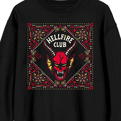 Men's Stranger Things Hellfire Long Sleeve Graphic Tee