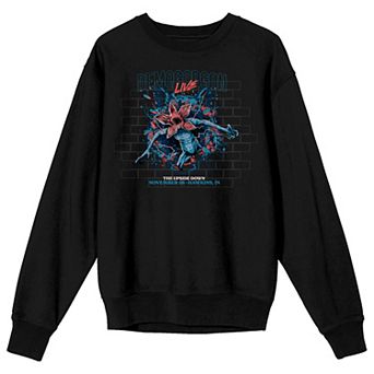 Men's Stranger Things Demogorgon Long Sleeve Graphic Tee
