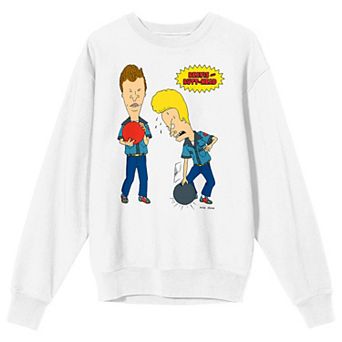 Men's Beavis & Butthead Bowling Long Sleeve Graphic Tee