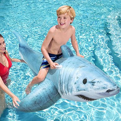 Bestway H2OGO! Realistic Shark Ride-On Inflatable Pool Float