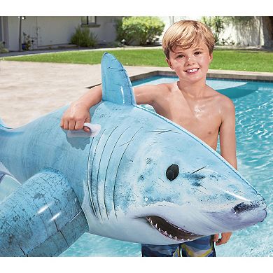 Bestway H2OGO! Realistic Shark Ride-On Inflatable Pool Float