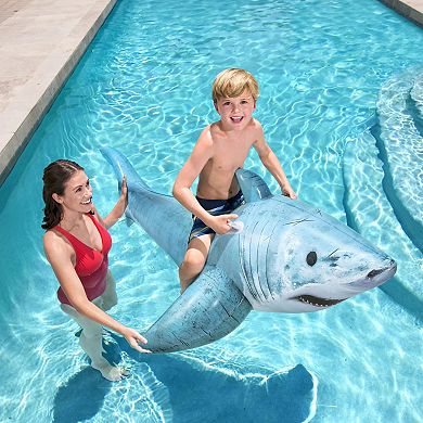 Bestway H2OGO! Realistic Shark Ride-On Inflatable Pool Float
