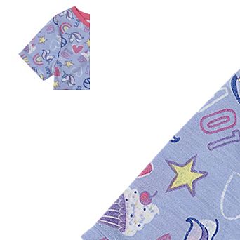 Girls 4-16 Lands' End 2 pc Pajama Top & Pajama Bottoms Set