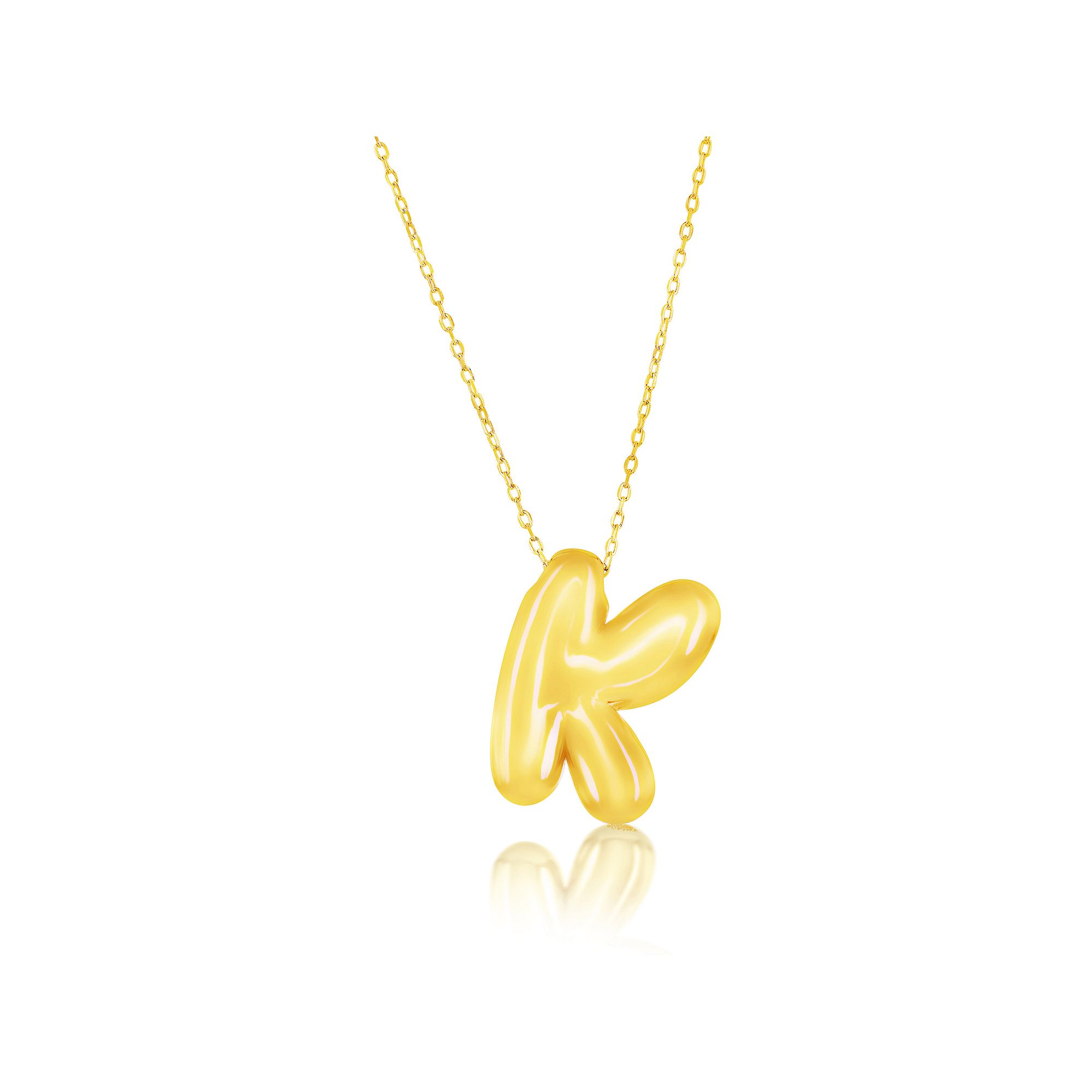 Argento Bella Sterling Silver Bubble Initial Necklace, Womens, Size: 16-1