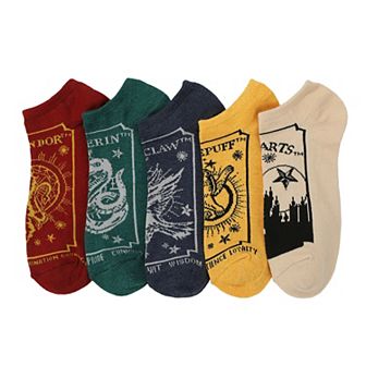 Women's 5-Pack Harry Potter House Mascots Ankle Socks