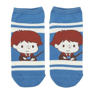 Women's 5-Pack Harry Potter Chibi Harry, Ron, & Hermione Ankle Socks