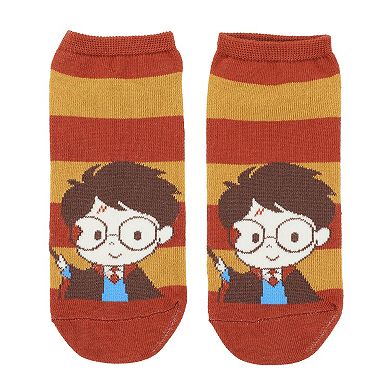 Women's 5-Pack Harry Potter Chibi Harry, Ron, & Hermione Ankle Socks
