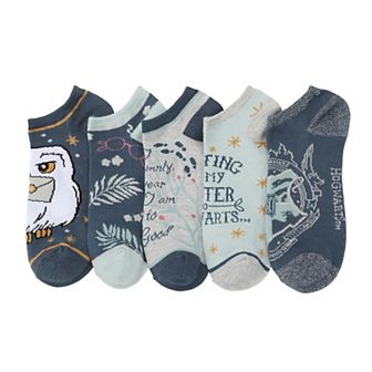 Women's 5-Pack Harry Potter Hogwarts Letter Ankle Socks