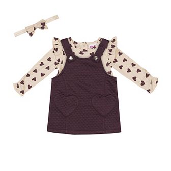 Baby & Toddler Girl Little Lass Jumper Dress & Headband Set