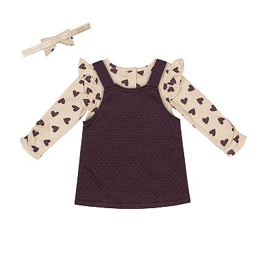 Baby & Toddler Girl Little Lass Jumper Dress & Headband Set