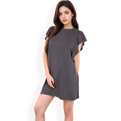 knit mini shift dress MINKPINK Elora Knit Shift Mini Dress White Medium