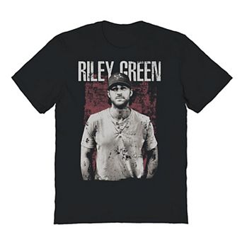 Adult Riley Green Grunge Graphic Photo Graphic Tee