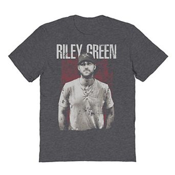 Adult Riley Green Grunge Graphic Photo Graphic Tee