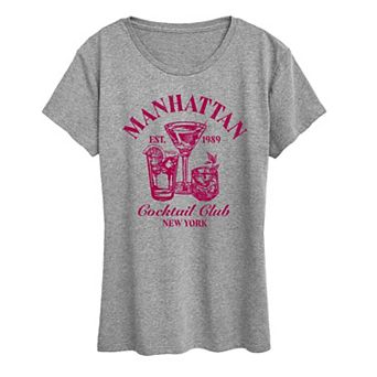 Women's Manhattan Cocktail Club Graphic Tee