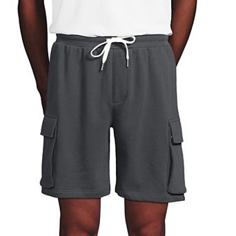 Men's Lands' End French Terry Cargo Shorts