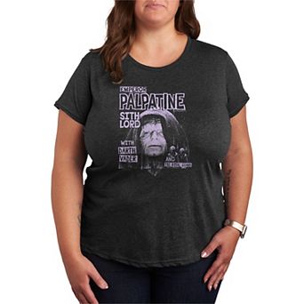Plus Size Star Wars Emperor Palpatine Graphic Tee