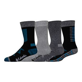 Men's Columbia 4-Pack Moisture Control Digital Crew Socks