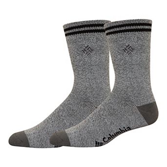 Men's Columbia 2-Pack Thermal Basic Crew Socks