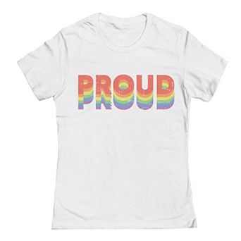 Junior's Grayson Threads The Label Proud Pride Graphic Tee