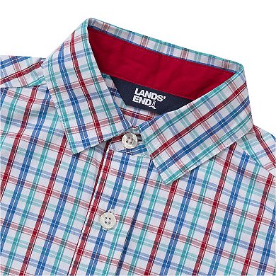Boys 2-20 Lands' End Short Sleeve Poplin Camp Shirt