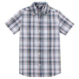 Boys 2-20 Lands' End Short Sleeve Poplin Camp Shirt