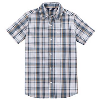 Boys 2-20 Lands' End Short Sleeve Poplin Camp Shirt