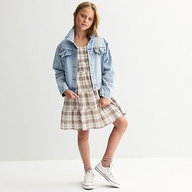 Girls 4-20 eyeshadow Tiered Printed Dress