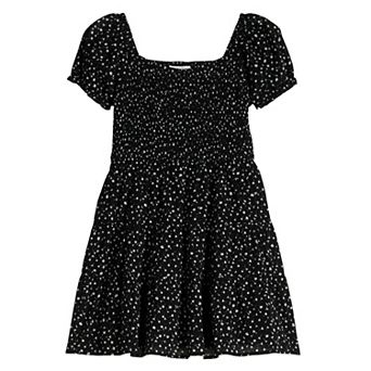 Girls 4-20 eyeshadow Tiered Printed Dress