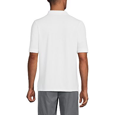 Men's Lands' End Short Sleeve Mesh Polo Shirt