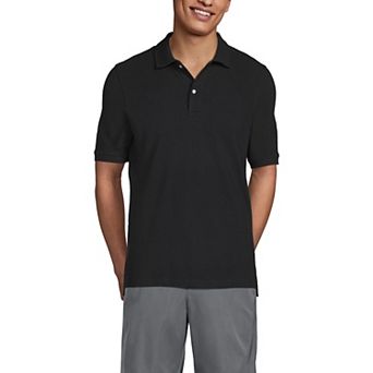 Men's Lands' End Short Sleeve Mesh Polo Shirt