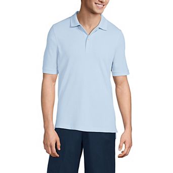 Men's Lands' End Short Sleeve Mesh Polo Shirt