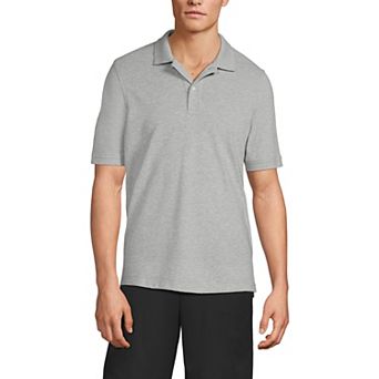 Men's Lands' End Short Sleeve Mesh Polo Shirt