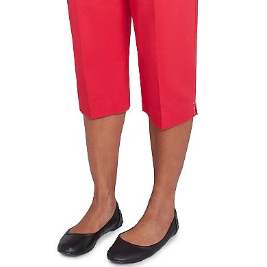 Women's Alfred Dunner Star Studded Capri Pants