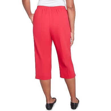 Women's Alfred Dunner Star Studded Capri Pants