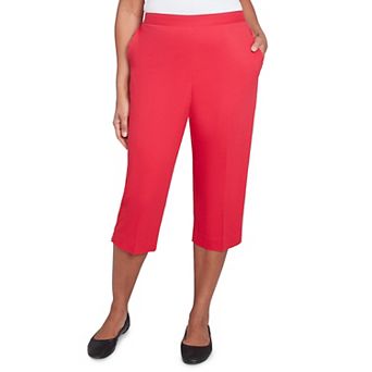 Women's Alfred Dunner Star Studded Capri Pants