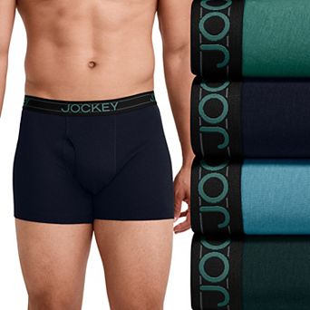 Men's Jockey® 4-Pack Lightweight Cotton Blend 5" Boxer Briefs