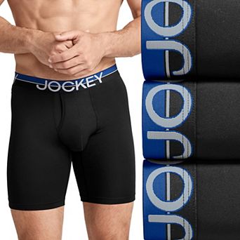 Men's Jockey® Infinite Cool Microfiber 3 pc 8 in Long Leg Boxer Briefs