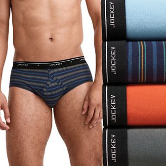 Men's Jockey® Classic Low-Rise 4-Pack Cotton Briefs