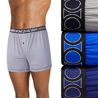 Men’s Jockey 3-pack Active Microfiber Boxer Underwear