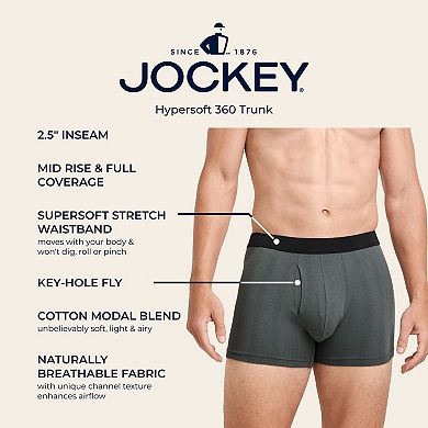 Men's Jockey® 3-Pack Hypersoft 360 Trunks