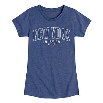 Girls 7-16 New York Coquette Bow Graphic Tee