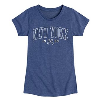 Girls 7-16 New York Coquette Bow Graphic Tee