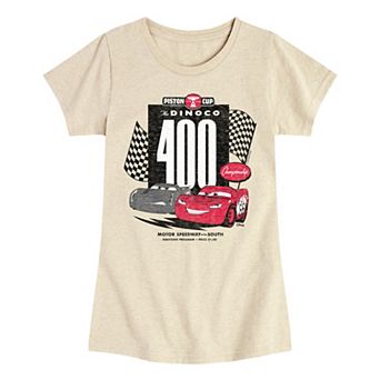 Disney / Pixar's Cars Lightning McQueen & Jackson Storm Girls 7-16 Graphic Tee