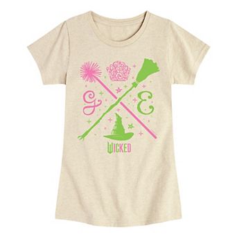 Girls 7-16 Wicked Glinda & Elphaba Graphic Tee