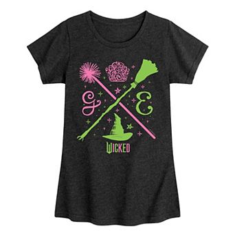 Girls 7-16 Wicked Glinda & Elphaba Graphic Tee